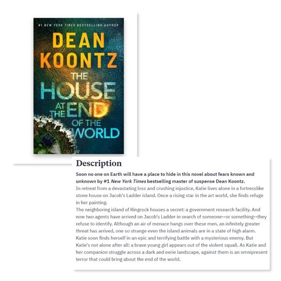 Bundle of 3 Books Koontz, Patterson, Ward - Picture 14 of 15